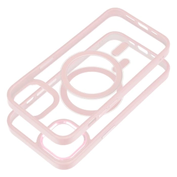 Maska Color Edge MAG cover MagSafe za iPhone 13 roza