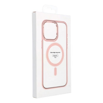 Maska Color Edge MAG cover MagSafe za iPhone 13 roza