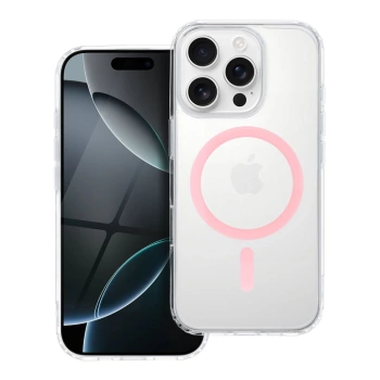 Maska Drop Glue Colorful Ring MagCover za Samsung A16 4G / A16 5G pink