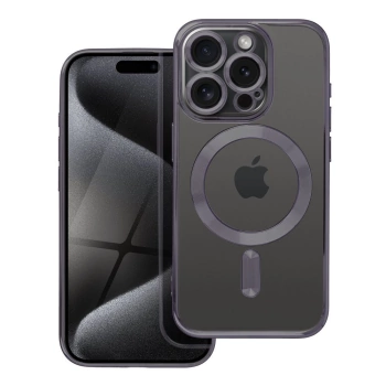 Maska Electro Mag cover za iPhone 15 Pro crna