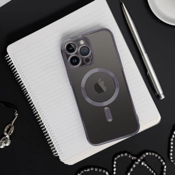 Maska Electro Mag cover za iPhone 15 Pro crna
