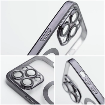 Maska Electro Mag cover za iPhone 15 Pro crna