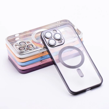Maska Electro Mag cover za iPhone 15 Pro crna