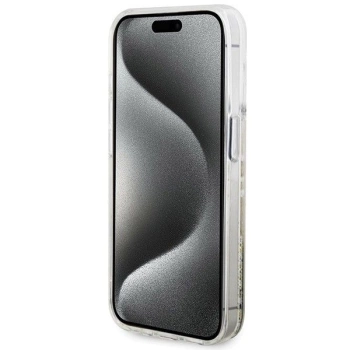 Maska GUESS Original faceplate za iPhone 15 Pro (Liquid Glitter)