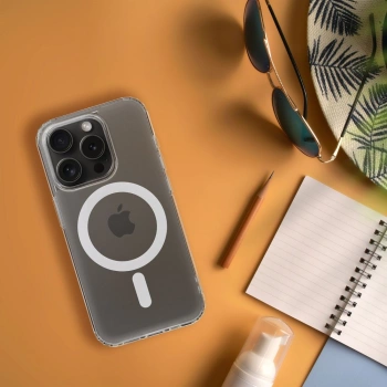 Maska kompatibilna sa MagSafe za IPHONE 14 Pro transparent