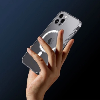 Maska kompatibilna sa MagSafe za IPHONE 14 transparent