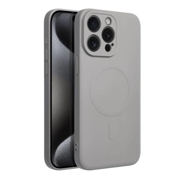 Maska kompatibilna sa MagSafe za IPHONE 15 Pro Max grey titan