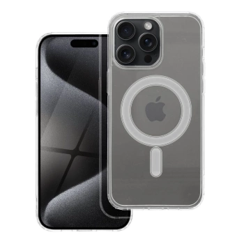 Maska kompatibilna sa MagSafe za IPHONE 15 Pro Max transparent