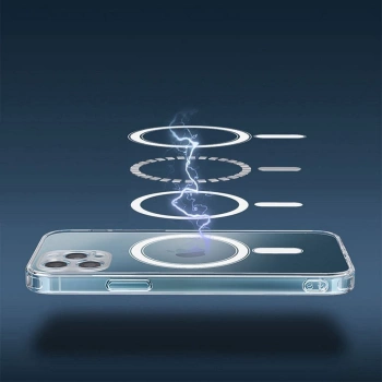 Maska kompatibilna sa MagSafe za IPHONE 15 Pro Max transparent