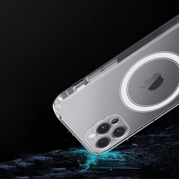 Maska kompatibilna sa MagSafe za IPHONE 15 Pro Max transparent