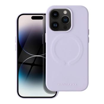 Maska ROAR Leather MAG za iPhone 14 Pro purple