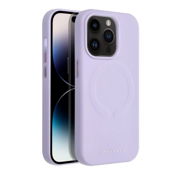 Maska ROAR Leather MAG za iPhone 14 Pro purple