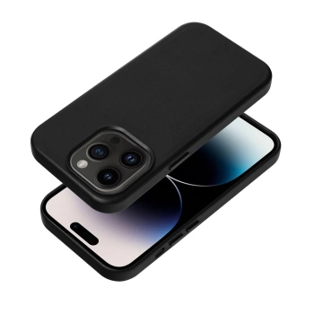 Maska LEATHER MAG cover za Samsung S25 crna