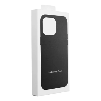Maska LEATHER MAG cover za Samsung S25 crna