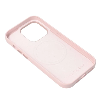 Maska LEATHER MAG cover za Samsung S25 Ultra sand pink
