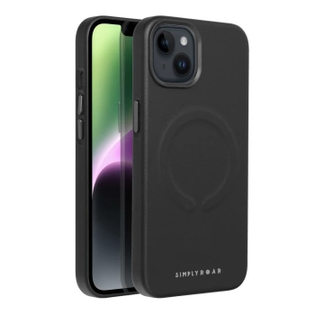 Maska Roar Leather MAG komp.sa MagSafe za iPhone 12 Pro crna