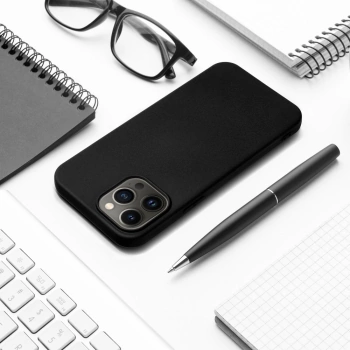 Maska SILICONE case za iPhone 16 Pro crna