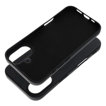 Maska SILICONE MAG cover komp. sa MagSafe za iPhone 16 crna