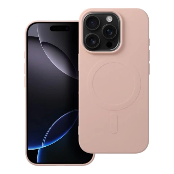 Maska SILICONE MAG komp. sa MagSafe za iPhone 16 Pro pink