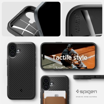 Maska SPIGEN Core Armor za iPhone 16 mat crna