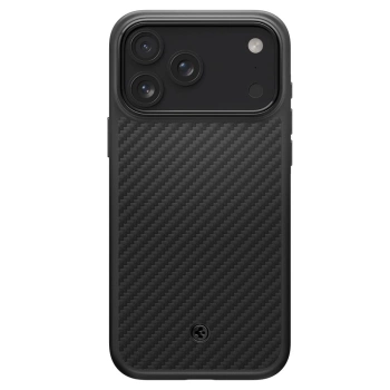 Maska Spigen Enzo Aramid "T" MagSafe za iPhone 17 Pro Max crna