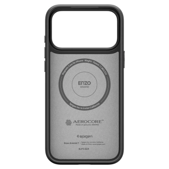 Maska Spigen Enzo Aramid "T" MagSafe za iPhone 17 Pro Max crna