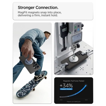 Maska Spigen Liquid Air MagSafe za Samsung S26 Ultra siva