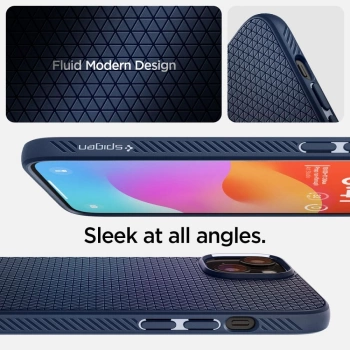 Maska SPIGEN Liquid Air za IPHONE 15 navy blue