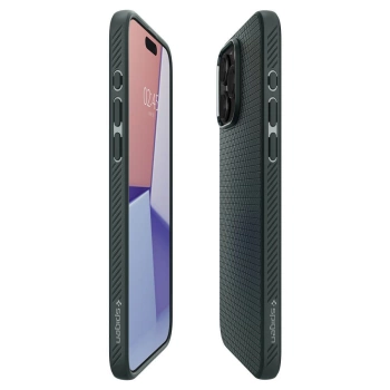 Maska SPIGEN Liquid Air za IPHONE 15 PRO MAX abyss
green