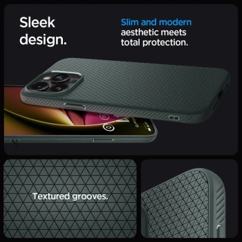 Maska SPIGEN Liquid Air za IPHONE 15 PRO MAX abyss
green