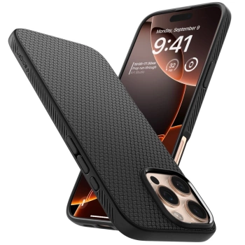 Maska SPIGEN Liquid Air za iPhone 16 Pro Max mat crna