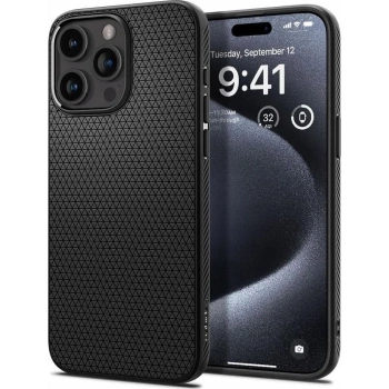 Maska SPIGEN Liquid Air za iPhone 16 Pro Max mat crna
