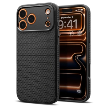Maska SPIGEN Liquid Air za iPhone 17 Pro matte crna