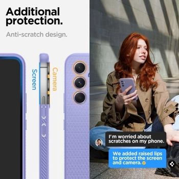 Maska SPIGEN Liquid Air za SAMSUNG A54 5G awesome violet