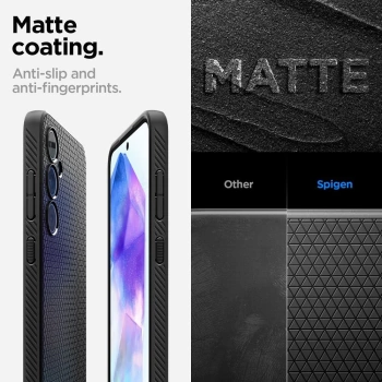 Maska SPIGEN Liquid Air za Samsung A55 mat crna