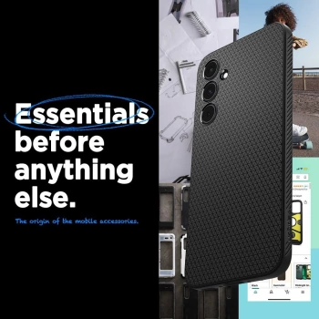 Maska SPIGEN Liquid Air za Samsung A55 mat crna