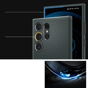Maska SPIGEN Liquid Air za Samsung S24 Ultra abyss zelena