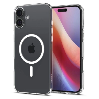 Maska SPIGEN Liquid Crystal MAG komp. sa MagSafe za iPhone 16 providna