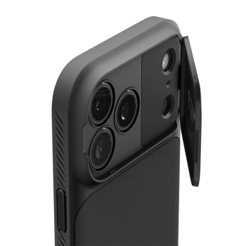 Maska Spigen Optik Armor MagSafe za iPhone 17 Pro crna