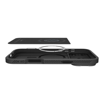 Maska Spigen Optik Armor MagSafe za iPhone 17 Pro Max crna