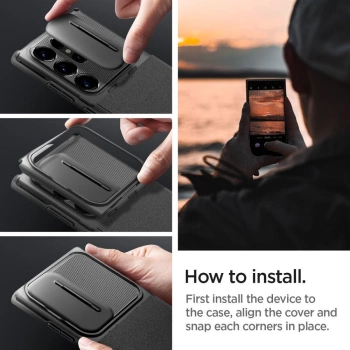 Maska Spigen Optik Armour za Samsung S24 Ultra crna