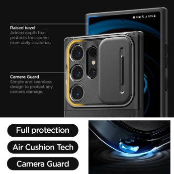 Maska Spigen Optik Armour za Samsung S24 Ultra crna