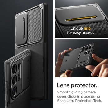Maska Spigen Optik Armour za Samsung S24 Ultra crna