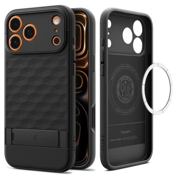 Maska Spigen Parallax "S" MagSafe za iPhone 17 Pro Max mat crna