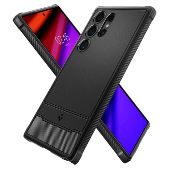 Maska SPIGEN Rugged Armor za Samsung S24 Ultra mat crna