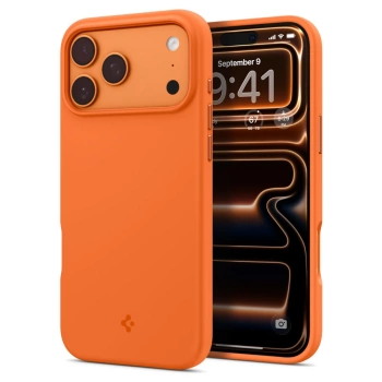 Maska Spigen Silicone Fit Mag Case za iPhone 17 Pro Max Orange