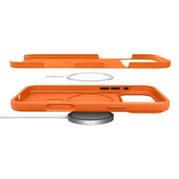Maska Spigen Silicone Fit Mag Case za iPhone 17 Pro Max Orange