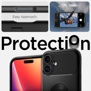 Maska SPIGEN Slim Armor komp.sa MagSafe za iPhone 16 crna