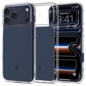 Maska Spigen Thin Fit MagSafe za iPhone 17 Pro Max clear plava