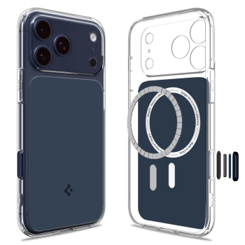 Maska Spigen Thin Fit MagSafe za iPhone 17 Pro Max clear plava